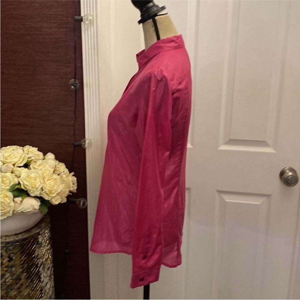 Burberry pink Women's Pink Button-Up Shirt, XS - Picture 7 of 9